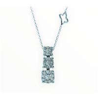 Collana Recarlo Donna Nodo D'Amore in Oro Diamante 0.35 Ct P04TS252/035-45 - P04TS252/035-45